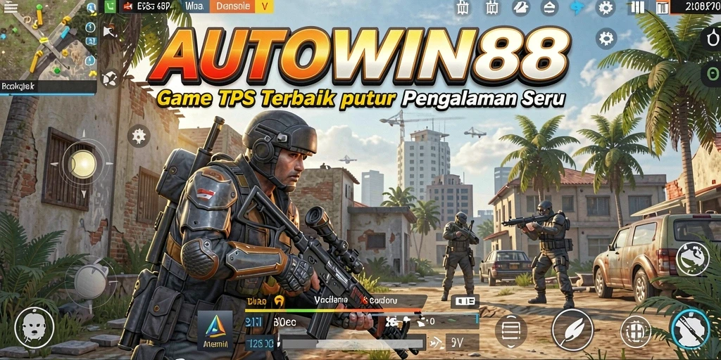 Tampilan dinamis gameplay <strong>AUTOWIN88</strong> dengan pertarungan seru antar pemain.
