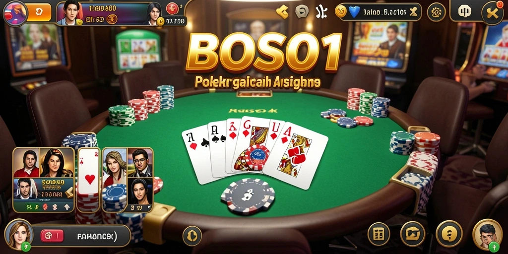 Tampilan gameplay seru dan interaktif di BOS01.