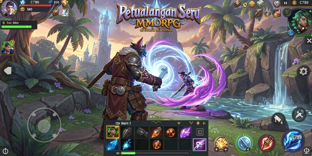 Screenshot utama C789 menampilkan aksi pertarungan yang mendebarkan.