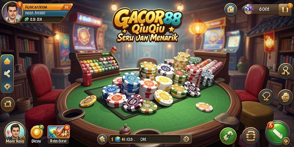 Tampilan gameplay QiuQiu yang menarik di GACOR88.