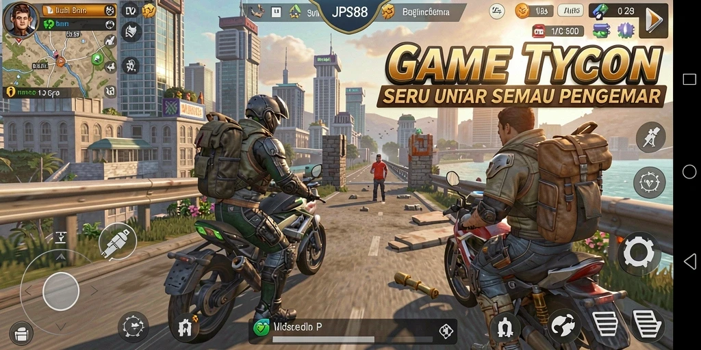 Tampilan menarik dari gameplay JPS88 dengan strategi bisnis yang mendebarkan.