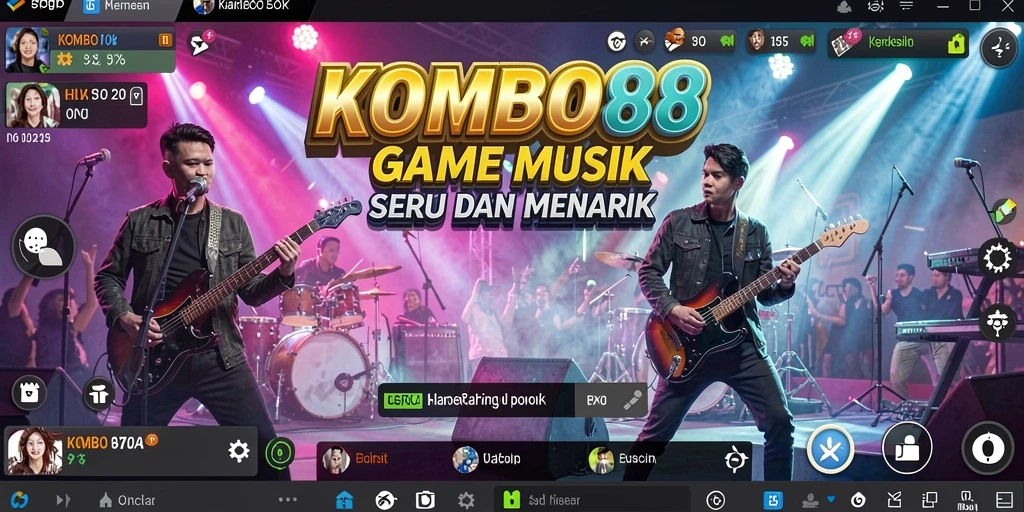 Tampilan gameplay seru dan interaktif dari KOMBO88.