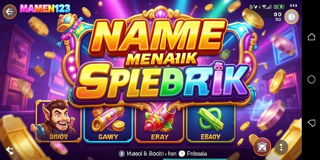 Tampilan menarik dari gameplay MAMEN123 yang seru.