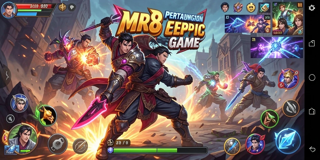 Tangkapan layar multiplayer seru dalam MR888 menunjukkan aksi bertarung yang mengesankan.