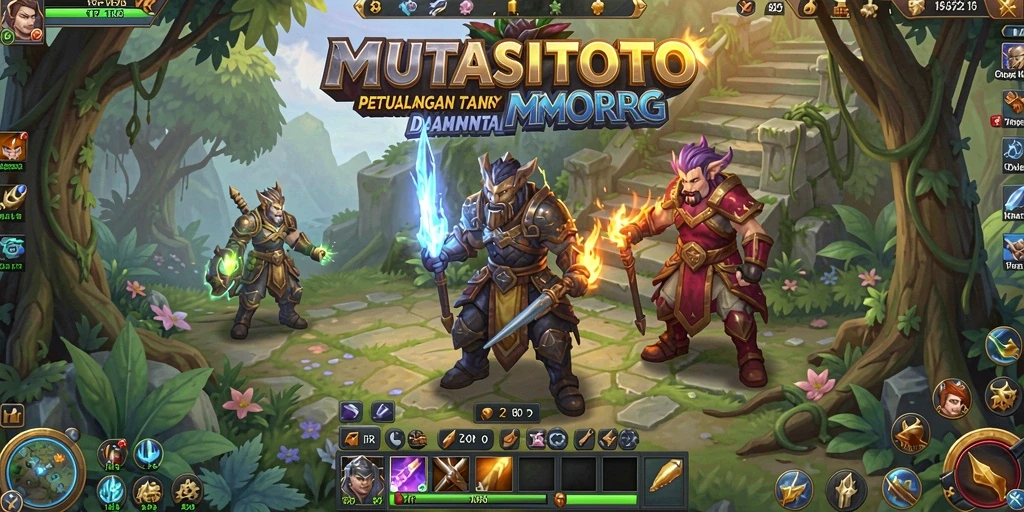 Tampilan gameplay seru dalam dunia fantasi MMORPG MUTASITOTO.