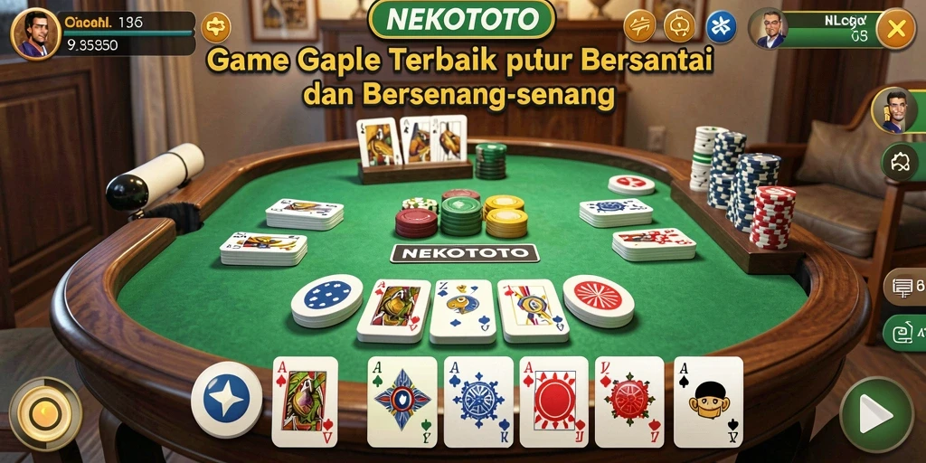 Tampilan screenshot dari gameplay menarik NEKOTOTO yang penuh warna.
