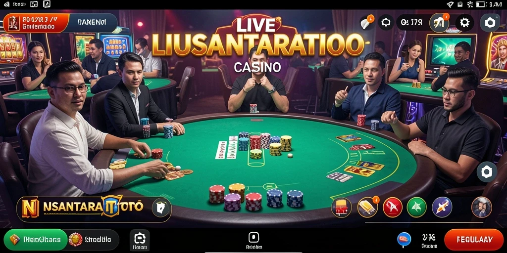 Tampilan gameplay NUSANTARATOTO yang mendebarkan dan interaktif.