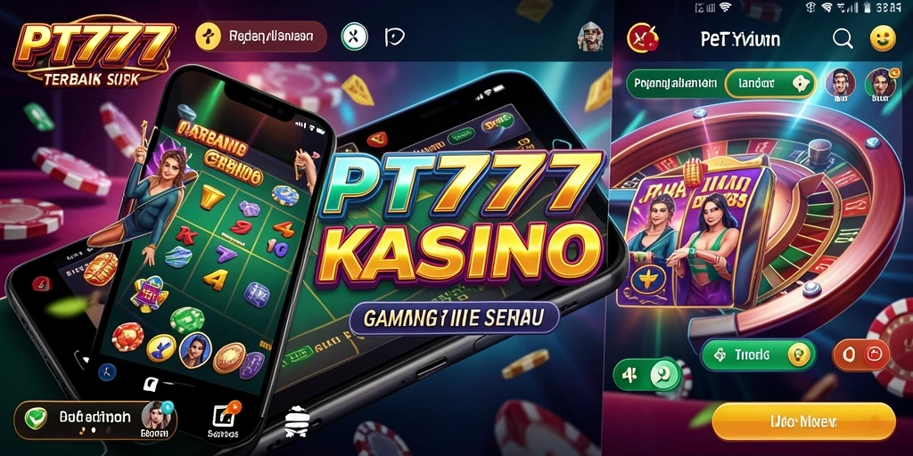 Tampilan seru dan mendebarkan dari gameplay Kasino di PT777.