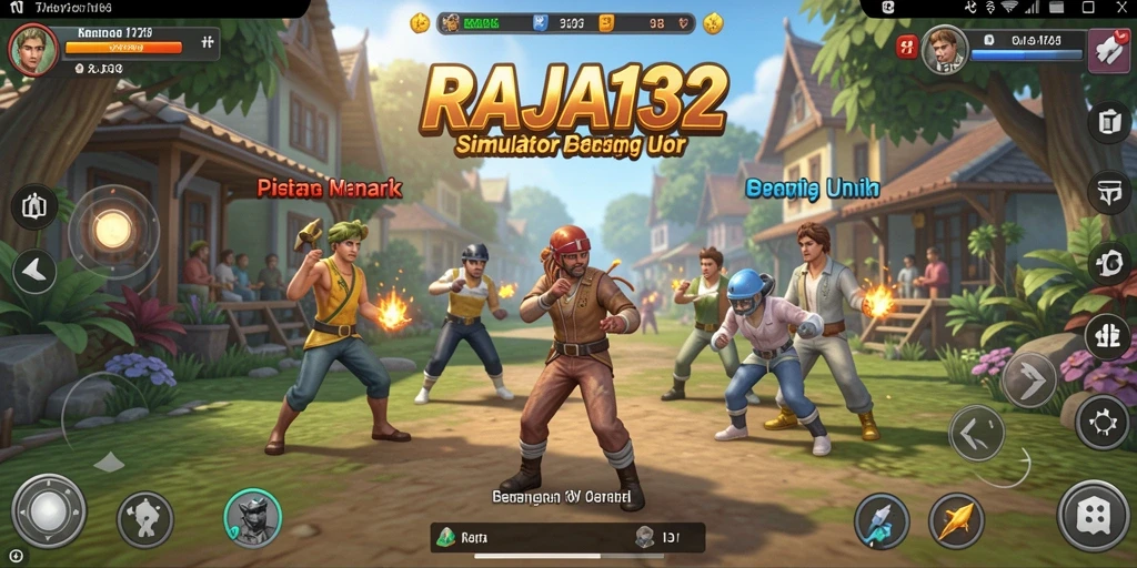 Tampilan gameplay RAJA132 yang menarik dan interaktif.