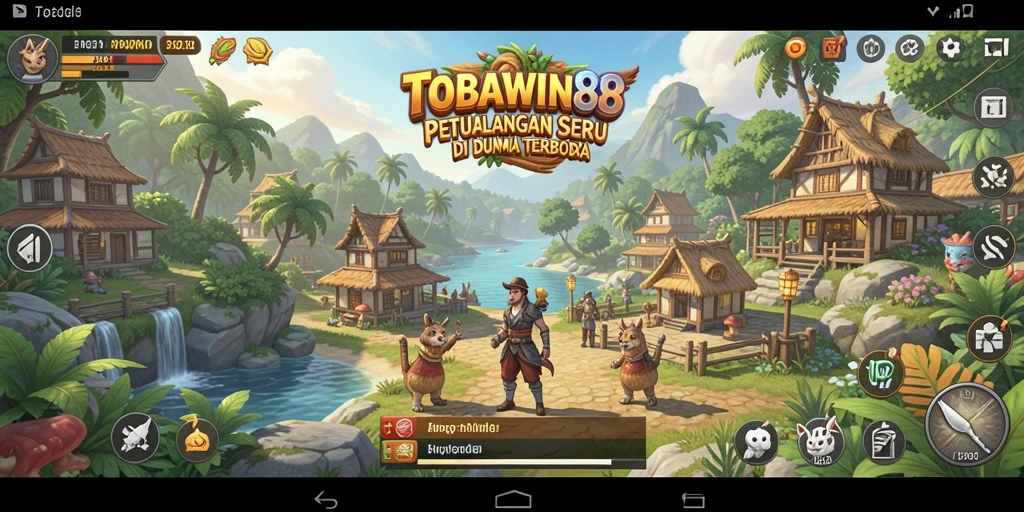 Tampilan gameplay <strong>TOBAWIN88</strong> yang memukau di dunia terbuka.